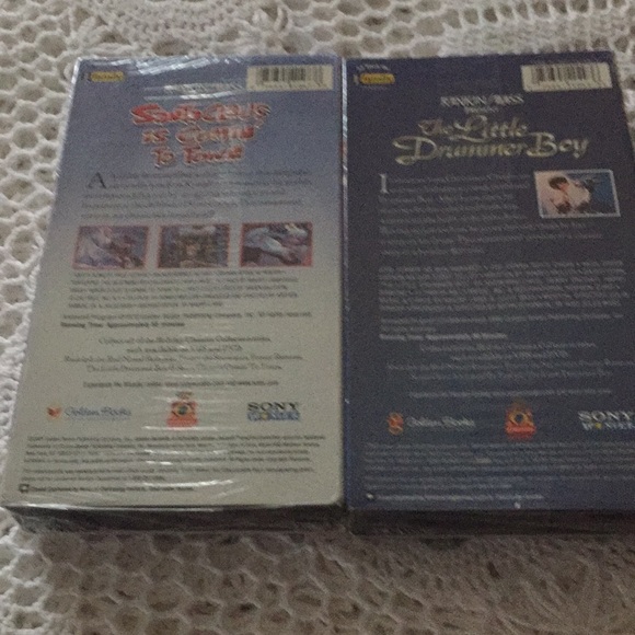 Sealed Rankin Bass Holiday VHS Santa & Drummer Boy - Picture 2 of 4